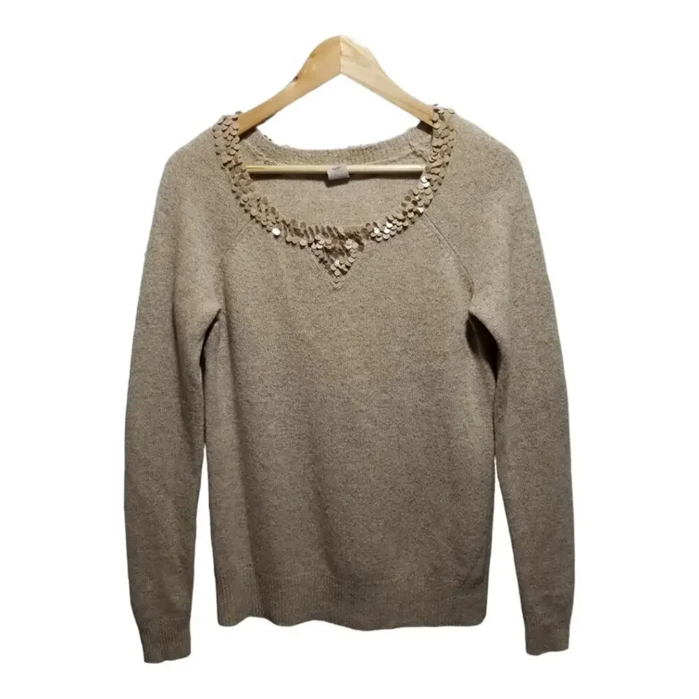 J. Crew 100% Lambs Wool Sweater Size Medium